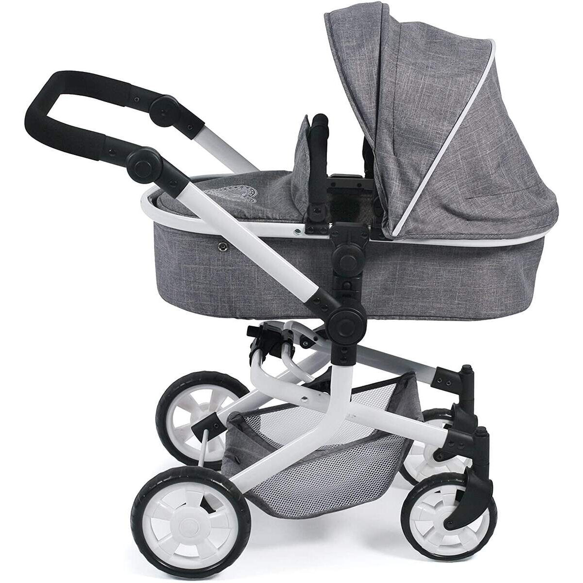 Bayer Chic Kombi-Puppenwagen "MIKA", Jeans Grey