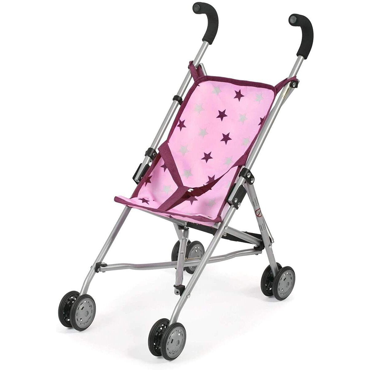 Bayer Chic Puppenbuggy Roma, pink Sterne