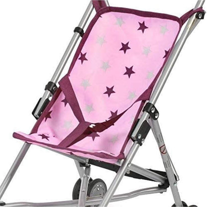 Bayer Chic Puppenbuggy Roma, pink Sterne