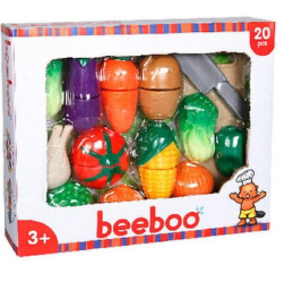 beeboo Schneidebrett mit Obst oder Gemüse, sortiert