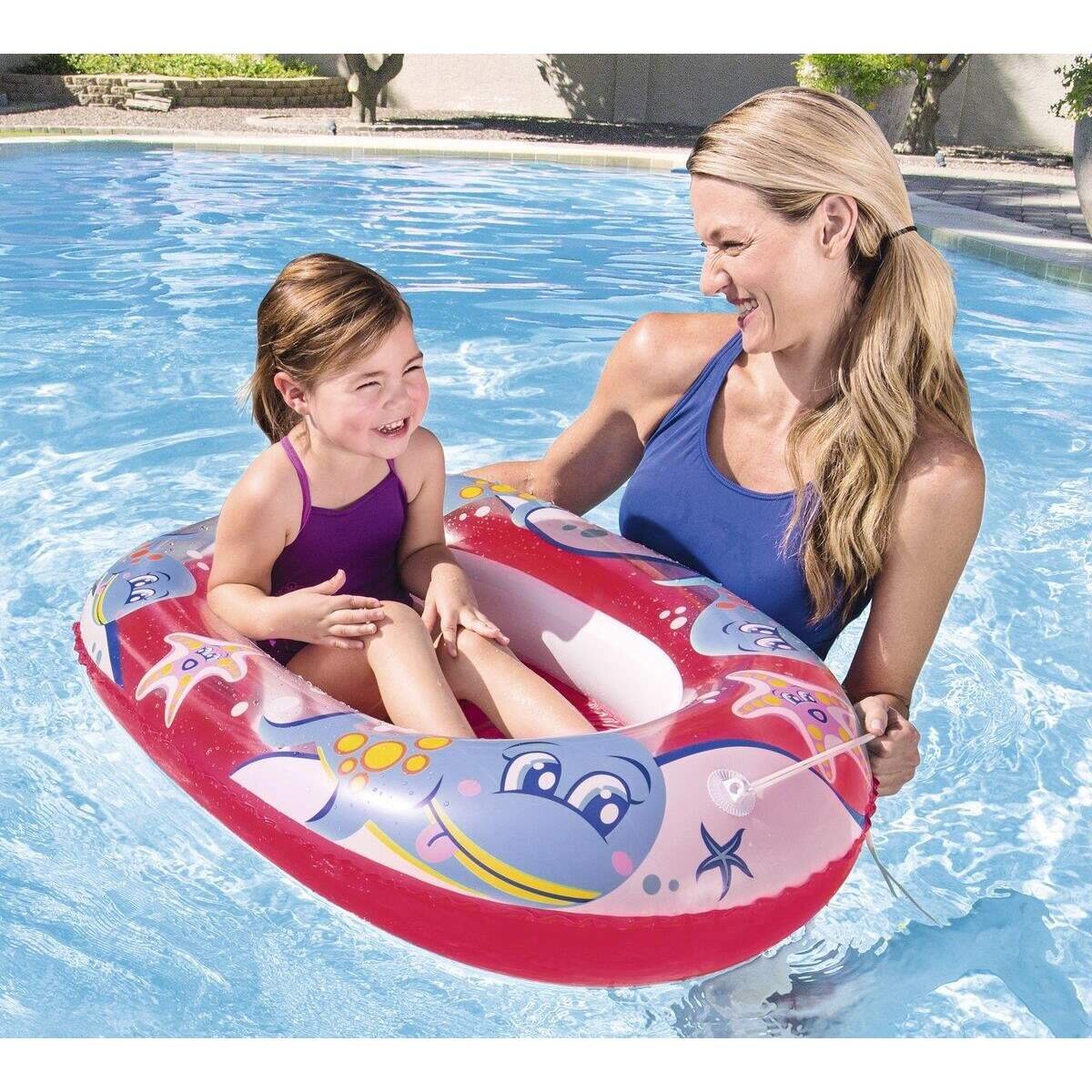 Bestway Kinderboot "Walfisch" 3-6 Jahre 102 x 69 cm, sortiert