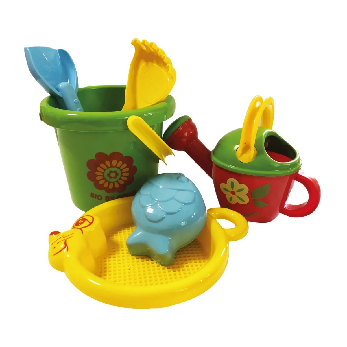 BIO by GOWI Sand Set Maus, 6-teilig
