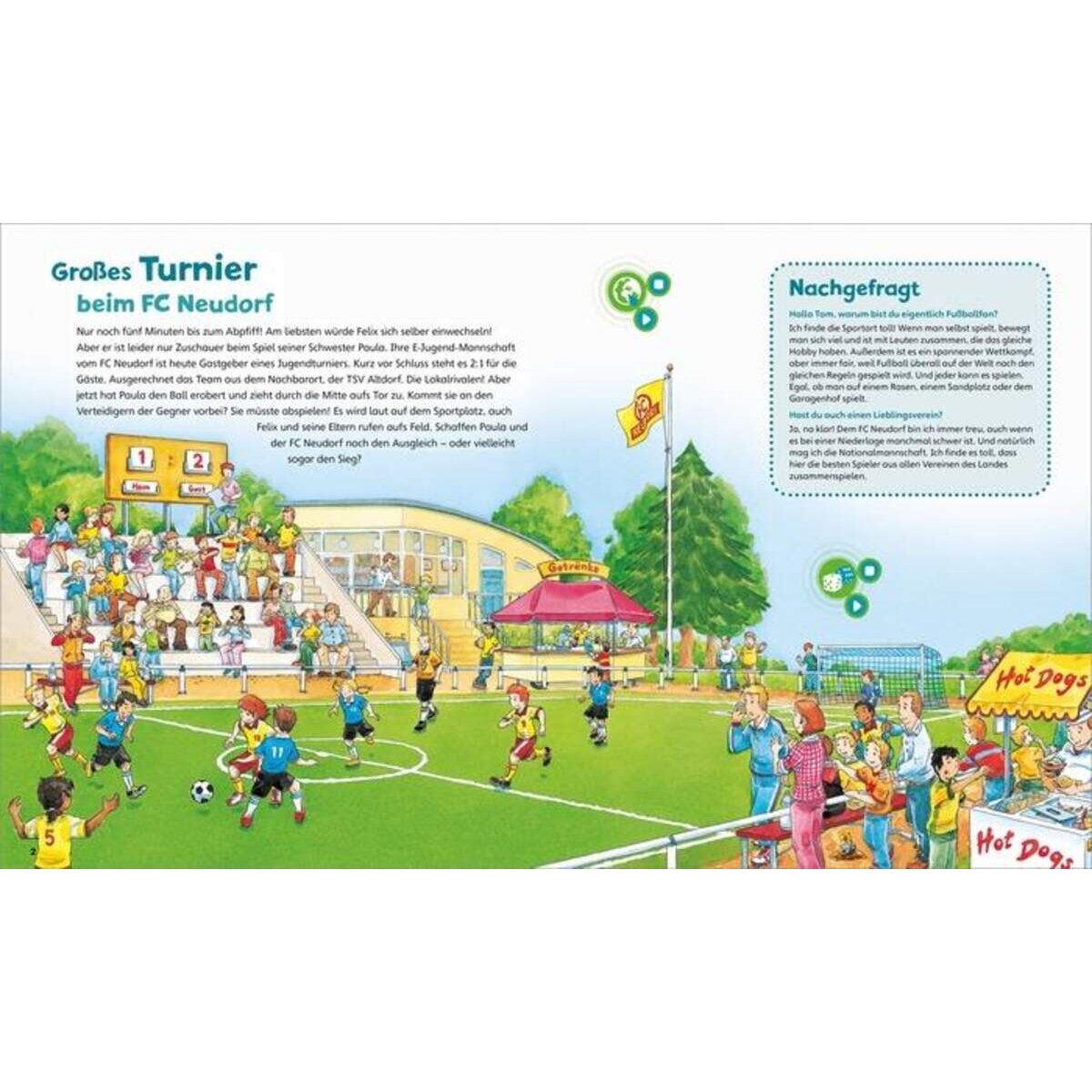BOOKii® WAS IST WAS Junior - Auf geht´s zum Fußball!
