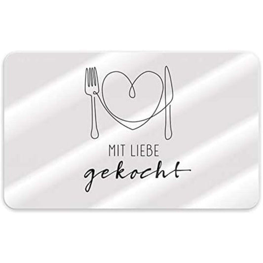 Brettchen23,5x14,5 Mit Liebe..