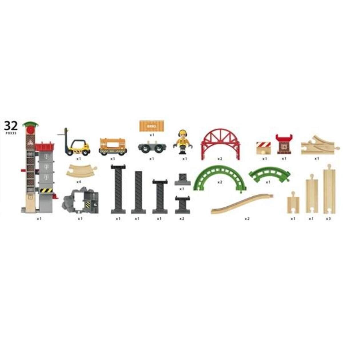 BRIO Großes Lagerhaus-Set mit Aufzug
