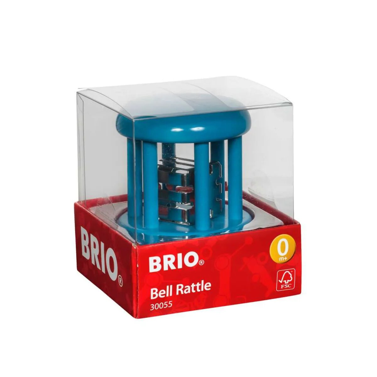 BRIO Klingelrassel Uni, 1 Stück, 4-fach sortiert