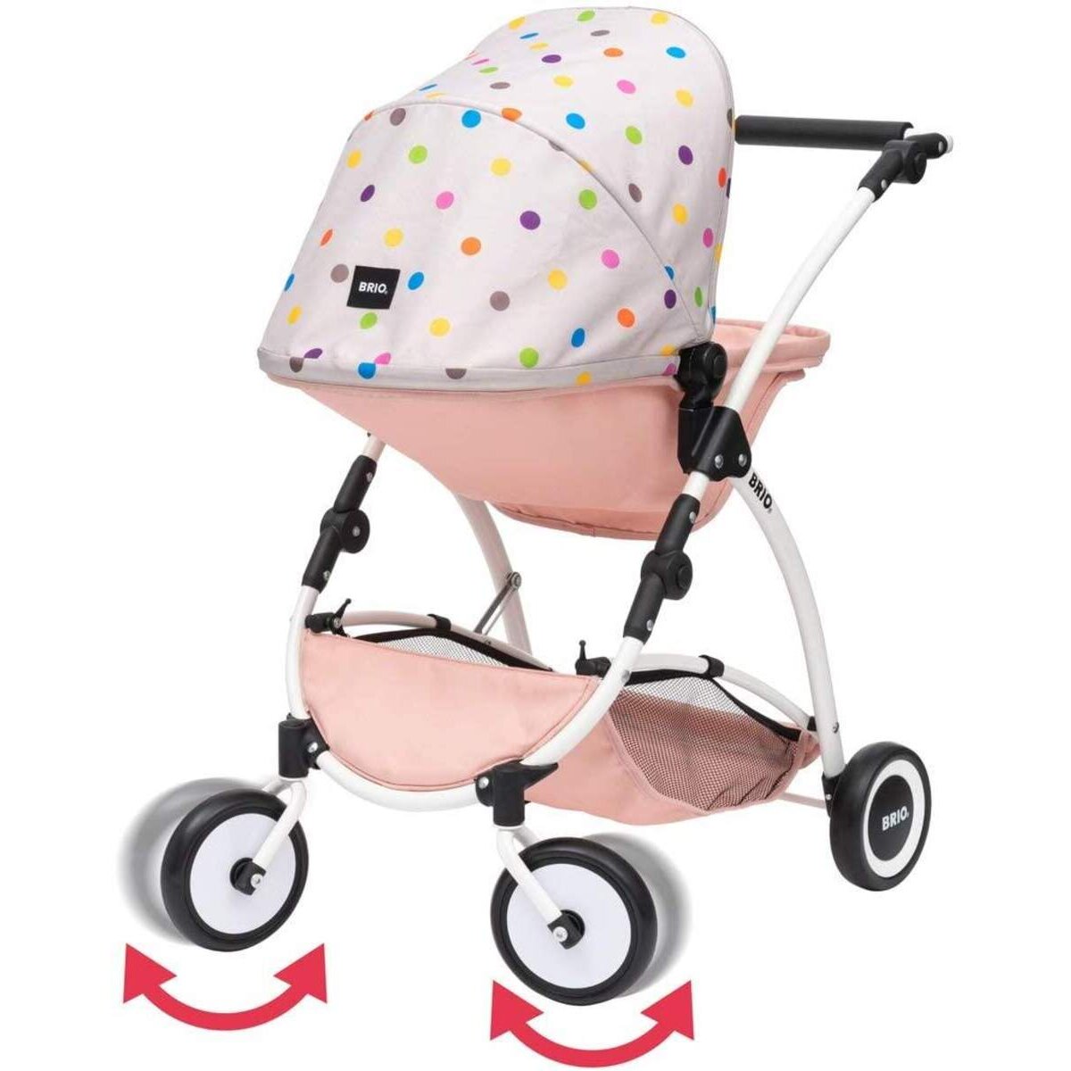 BRIO Puppenwagen Flex mit Multifunktions-Top