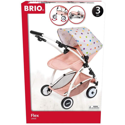 BRIO Puppenwagen Flex mit Multifunktions-Top