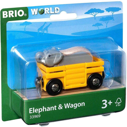 BRIO Tierwaggon Elefant  D