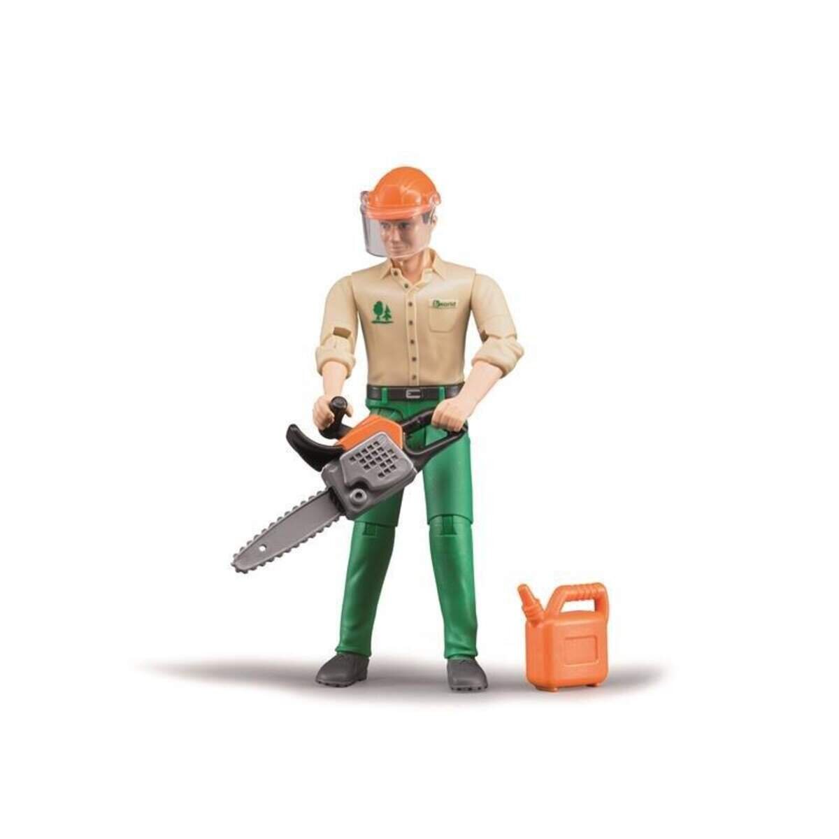 BRUDER® Figur Forstarbeiter Mit Zubehör