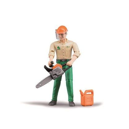 BRUDER® Figur Forstarbeiter Mit Zubehör