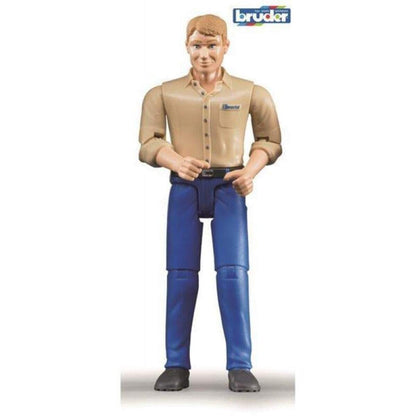 BRUDER® Figur Mann Helle Haut+Hose Blau