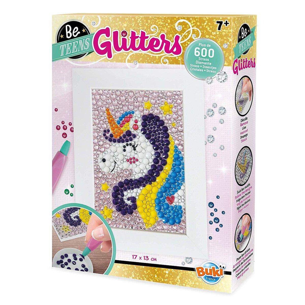 Buki Be Teens Bastelset Glitters Einhorn