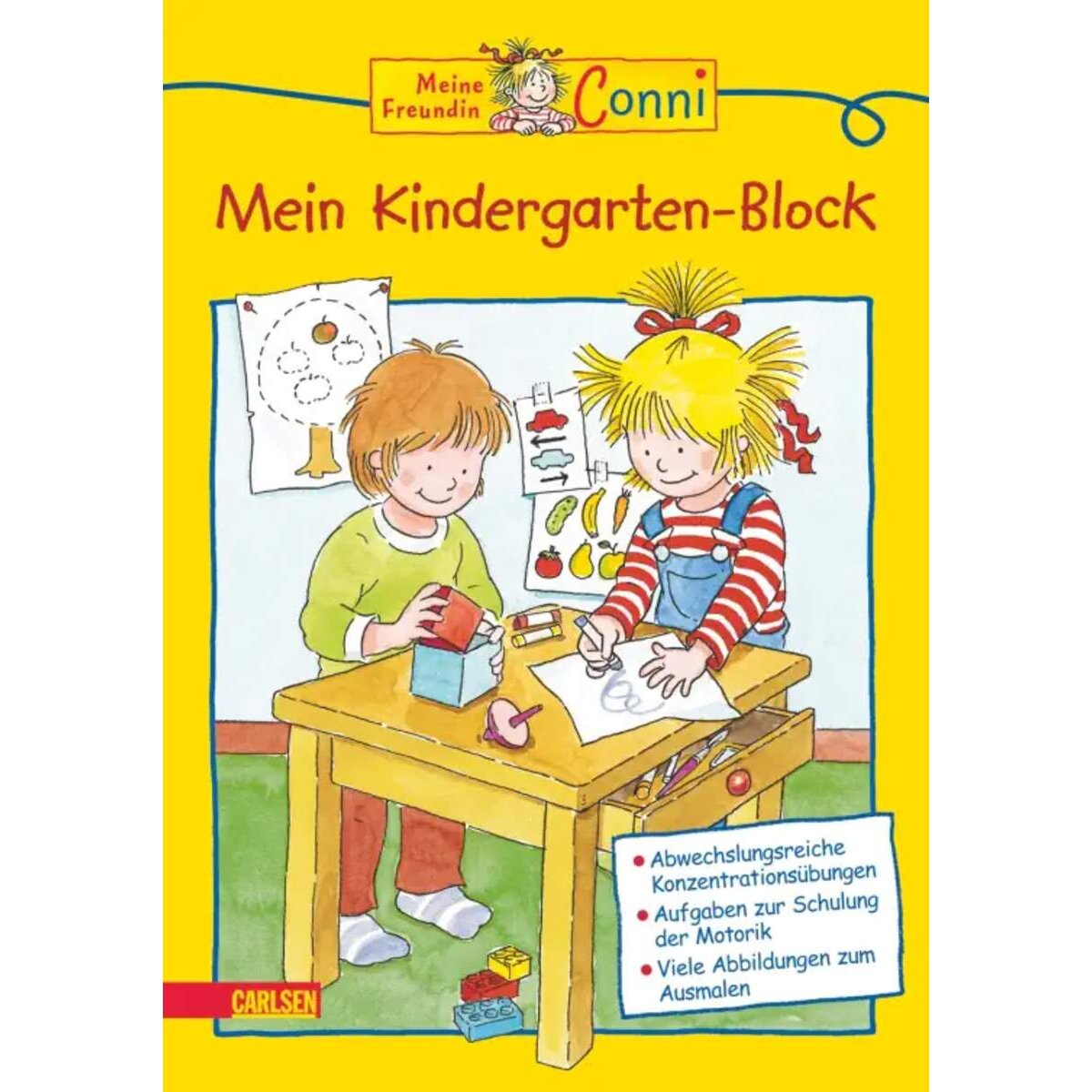 Carlsen Verlag Conni Gelbe Reihe (Beschäftigungsbuch): Mein Kindergarten-Block