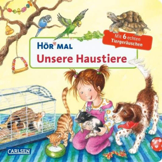 Carlsen Verlag Hör mal: Unsere Haustiere - Soundbuch 