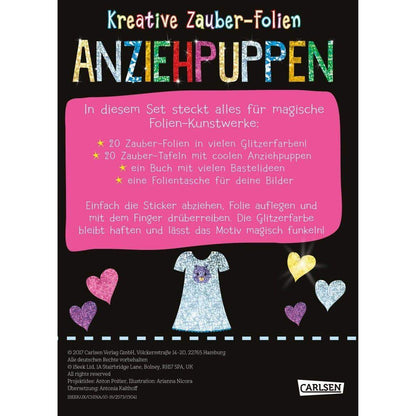 Carlsen Verlag Kreative Zauber Folien - Anziehpuppen Set