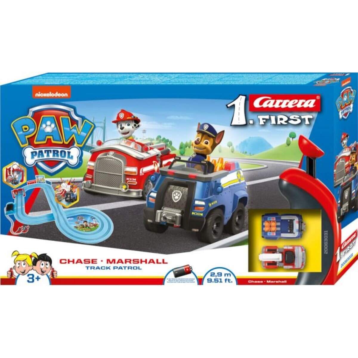 Carrera First Paw Patrol Track Patrol, Chase & Marshall