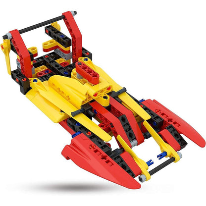 Clementoni Construction Challenge - Wasserflugzeug + Hydro-Rennboot