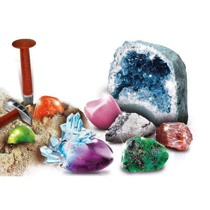 Clementoni Galileo Ausgrabungsset Mineralogie und Kristalle