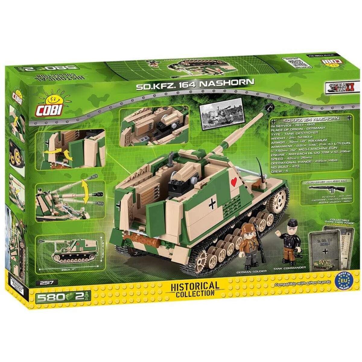 Cobi 2517 Historical Collection Panzer SO.KFZ 164 Nashorn