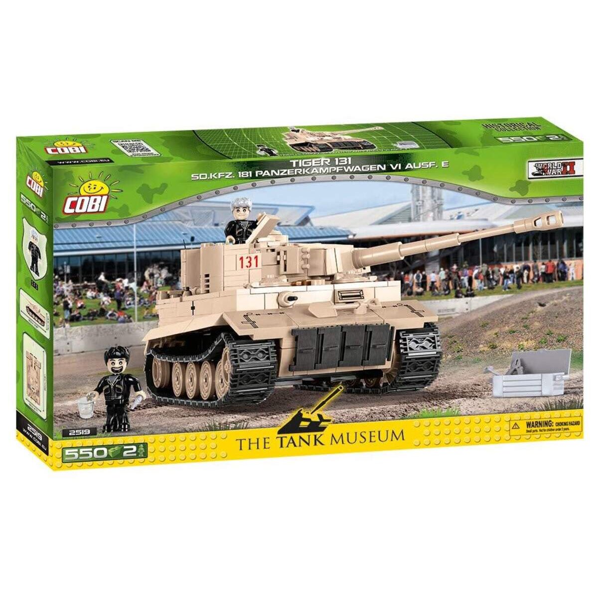 Cobi 2519 Modellbausatz Tiger 131 SO.KFZ. 181 Panzerkampfwagen VI Ausf. E