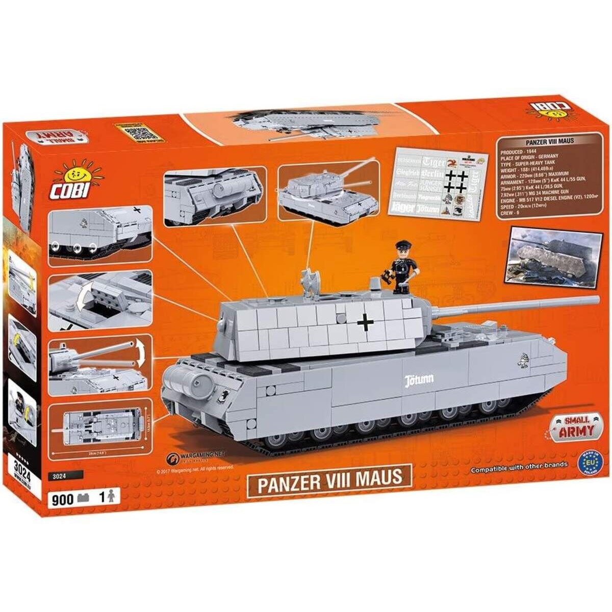 Cobi 3024 World of Tanks Panzer VIII Maus