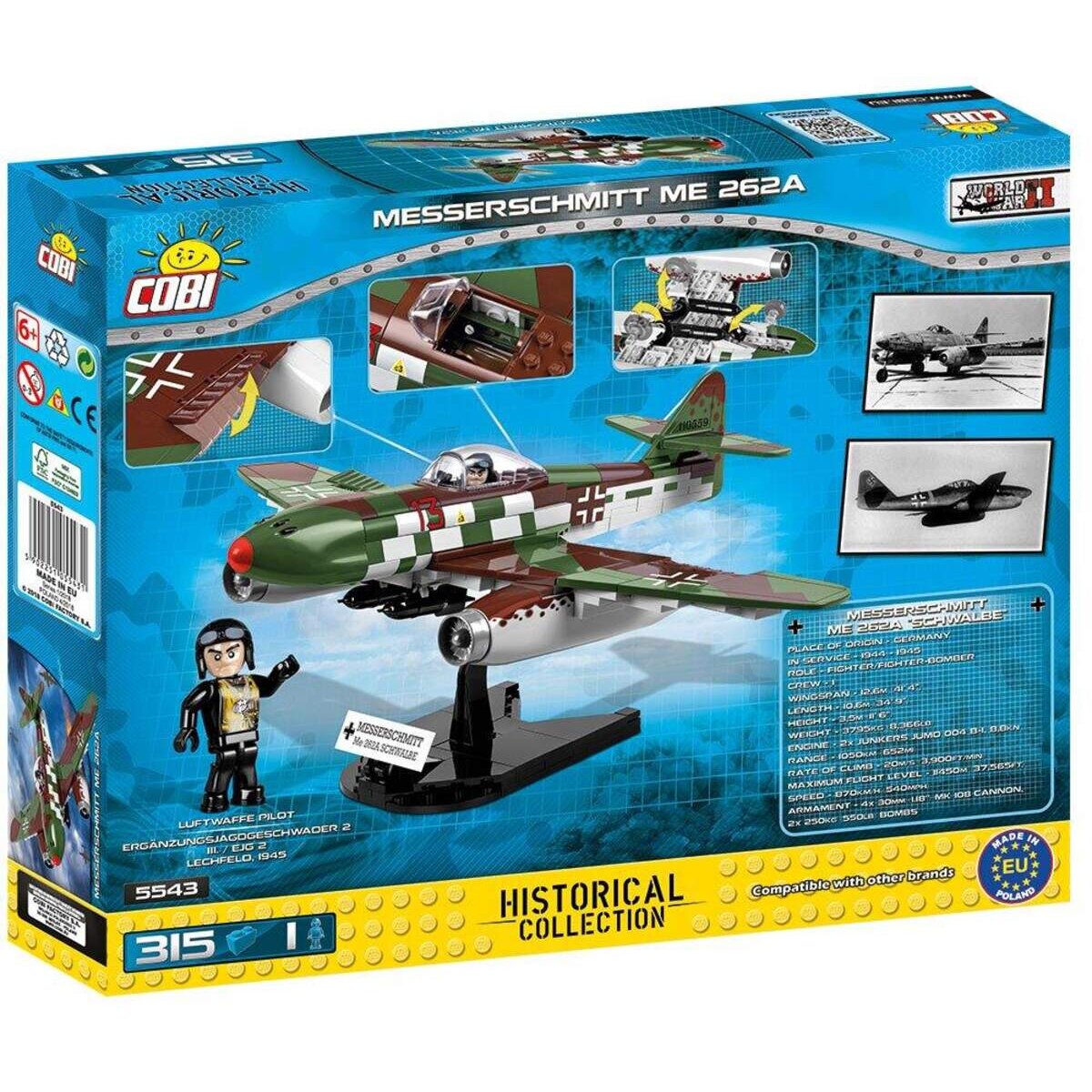 Cobi 5543 Historical Collection Messerschmitt ME 262A
