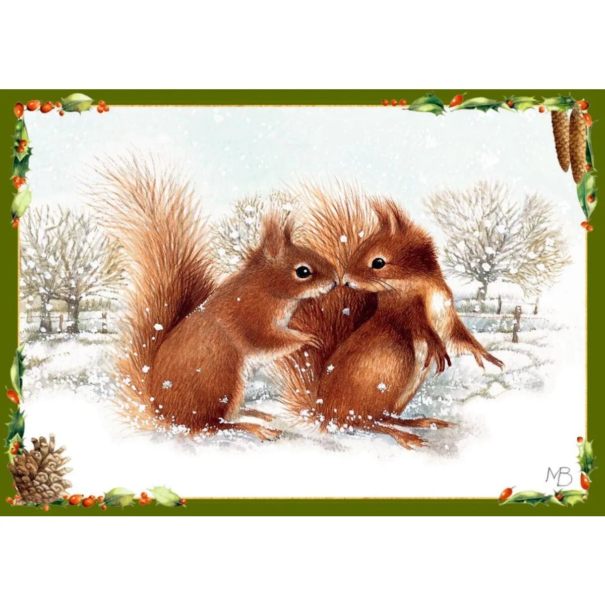 Coppenrath Marjoleins Weihnachtsgrüße, Mini-Adventskalender, sortiert