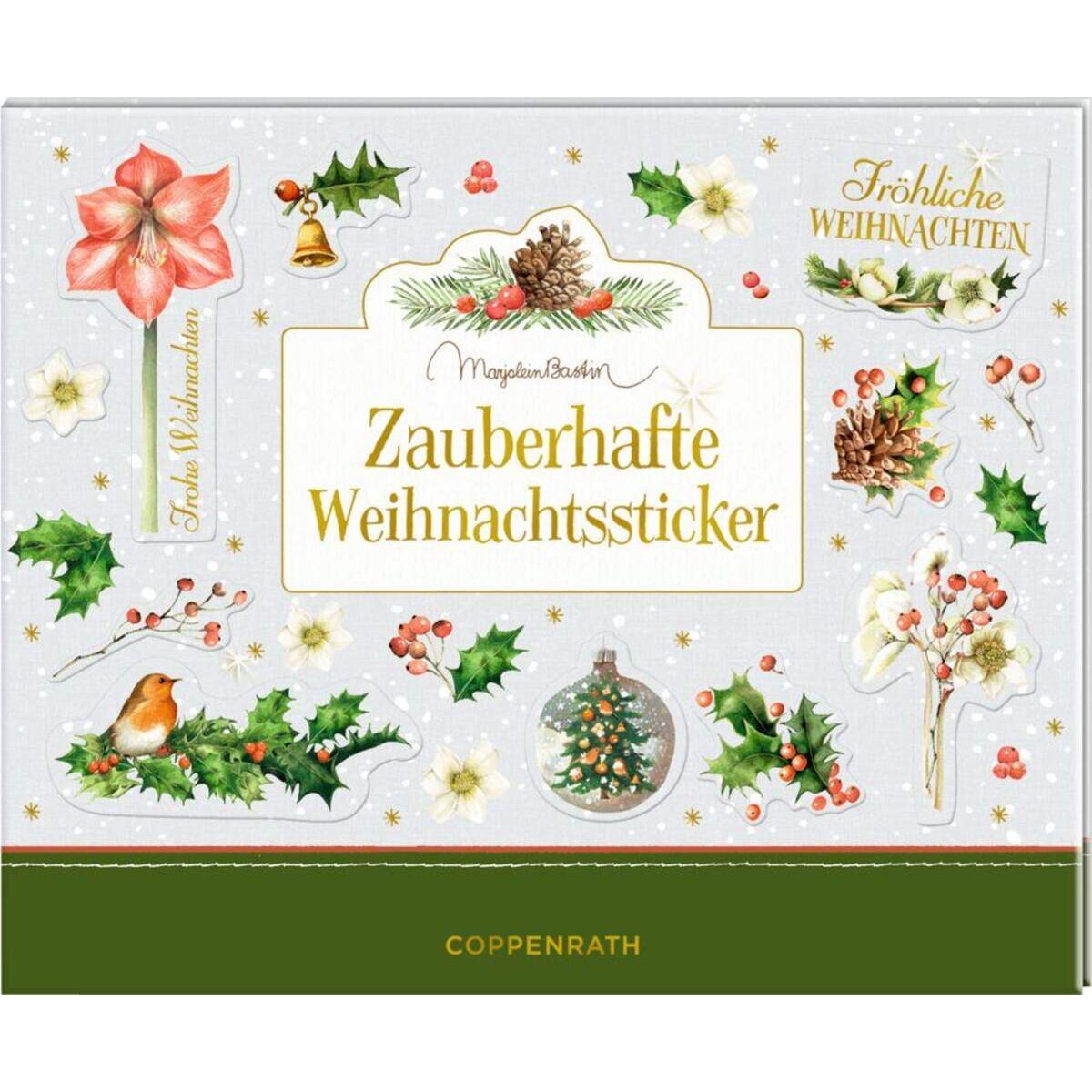 Coppenrath Stickerbuch Zauberhafte Weihnachtssticker Marjorlein Bastin