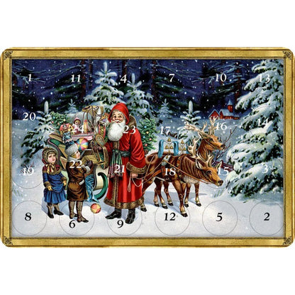 Coppenrath Verlag 24 Schokolinsen-Adventskalender, sortiert.