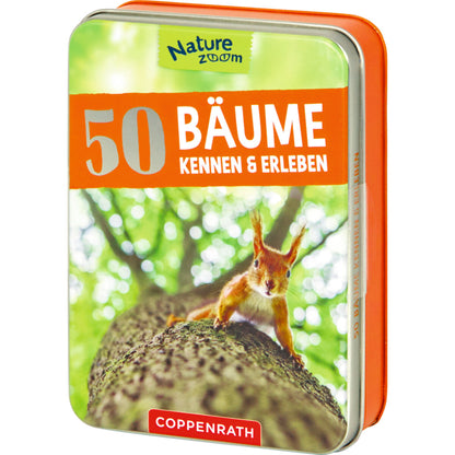 Coppenrath Verlag 50 Bäume kennen und erleben Nature Zoom Blechdose