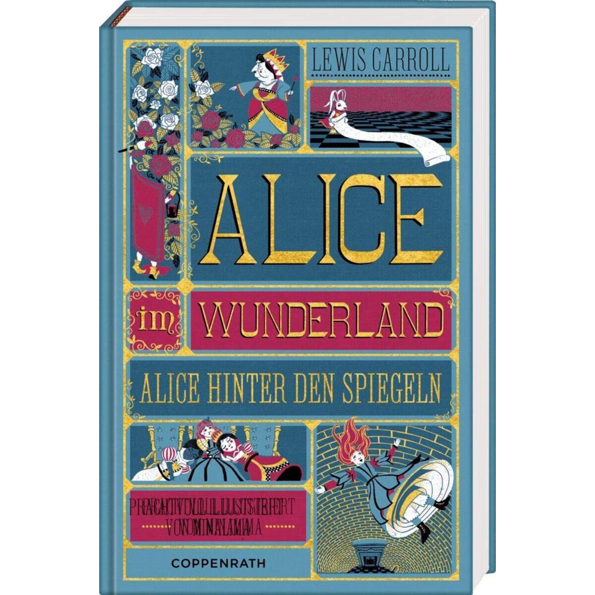 Coppenrath Verlag Alice im Wunderland/Alice hinter den Spiegeln (MinaLima)