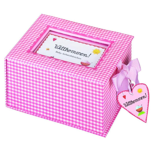 Coppenrath Verlag Baby-Schatzkästchen "Willkommen!", rosa