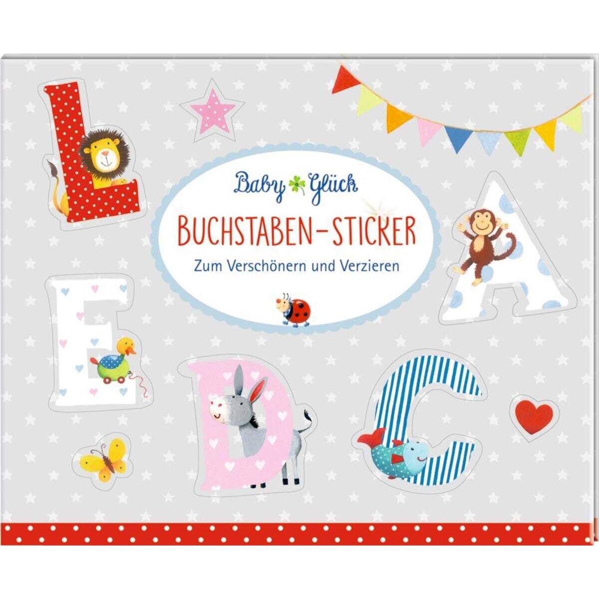 Coppenrath Verlag BabyGlück Stickerbuch - Buchstaben-Sticker