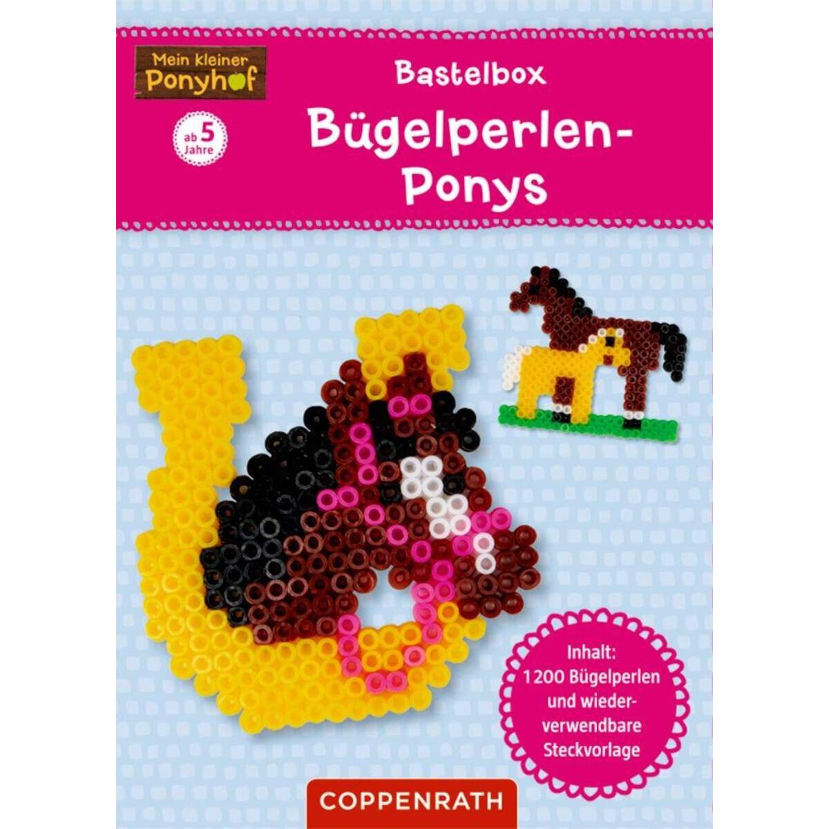 Coppenrath Verlag Bastelbox: Bügelperlen-Ponys - Mein kleiner Ponyhof