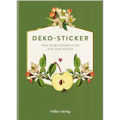 Coppenrath Verlag Deko-Sticker Äpfel Küchenpapeterie für Selbstgemachtes