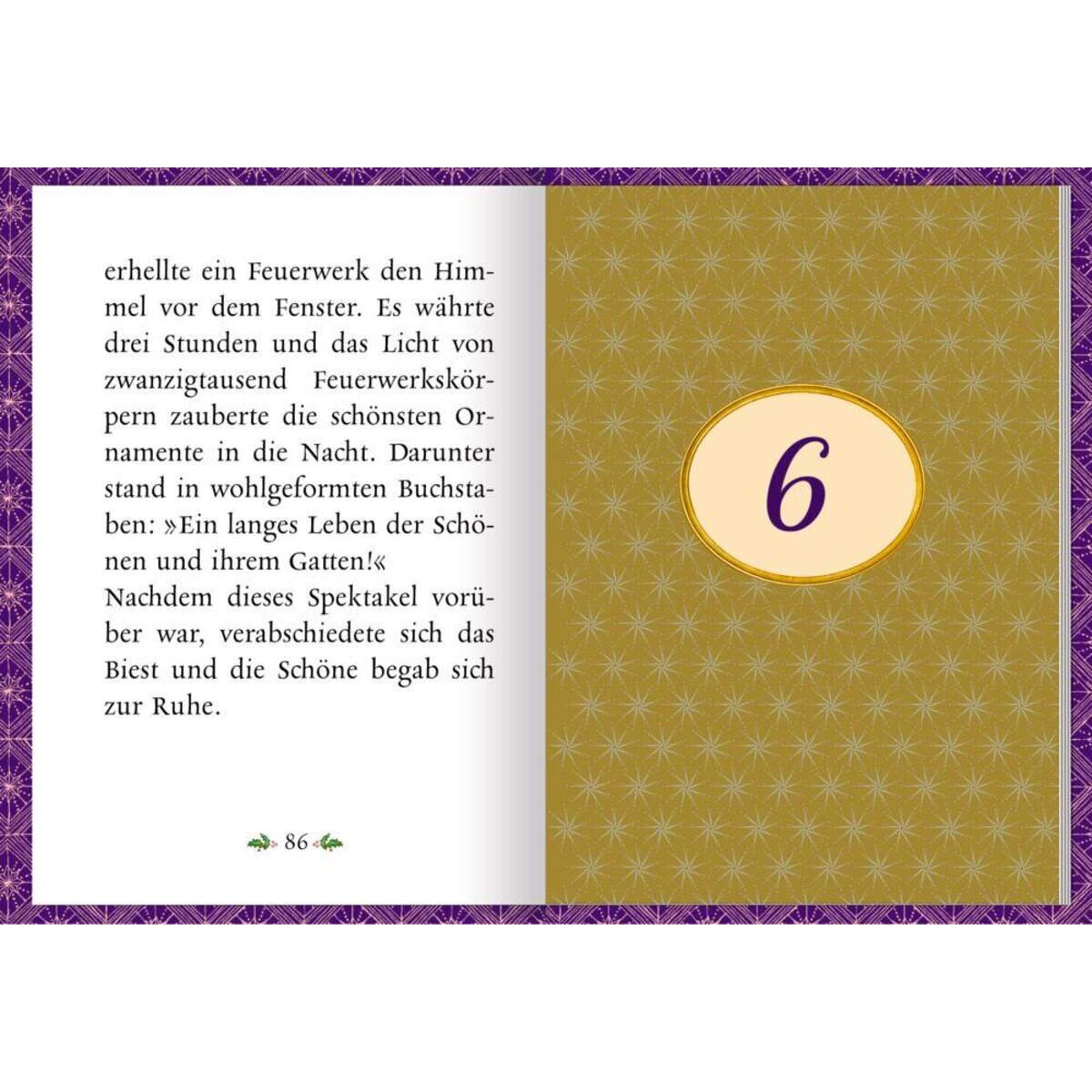 Coppenrath Verlag Der kleine Advent: Die Schöne und das Biest in 24 Kapiteln