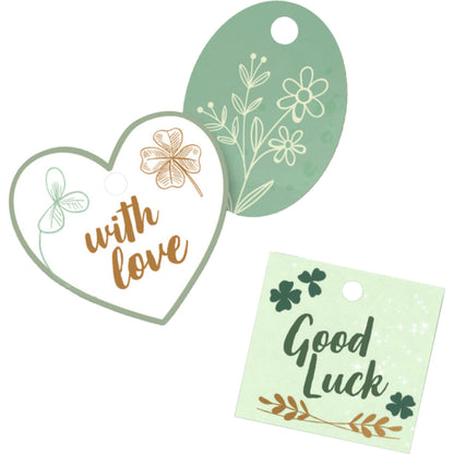 Coppenrath Verlag Designpapier-Kreativbuch Good Luck Basteln Stickern Gestalten