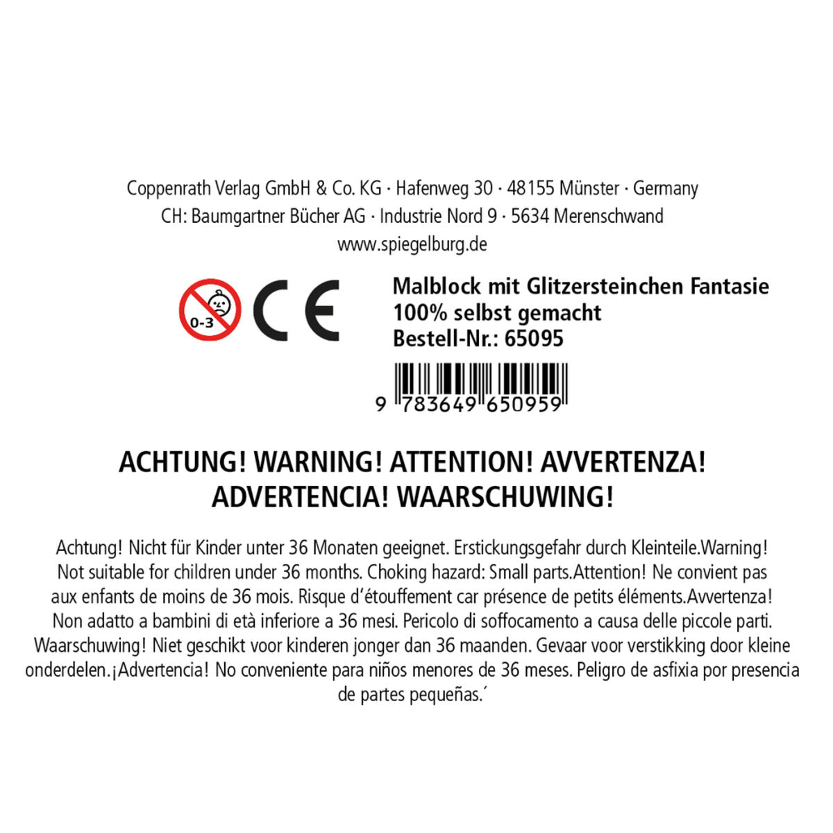 Coppenrath Verlag Diamond Malblock Fantasy