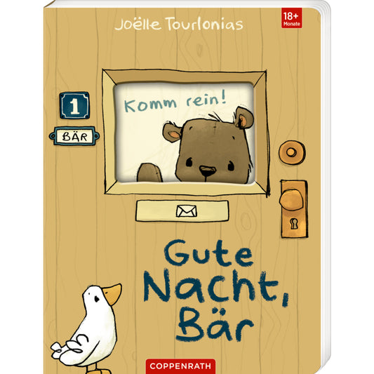 Coppenrath Verlag Ding, dong! Komm rein! - Gute Nacht, Bär (J. Tourlonias)