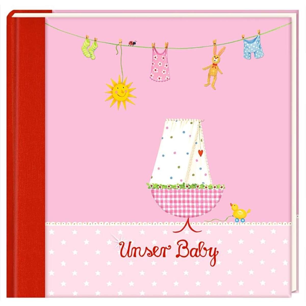 Coppenrath Verlag Eintragalbum Unser Baby, rosa