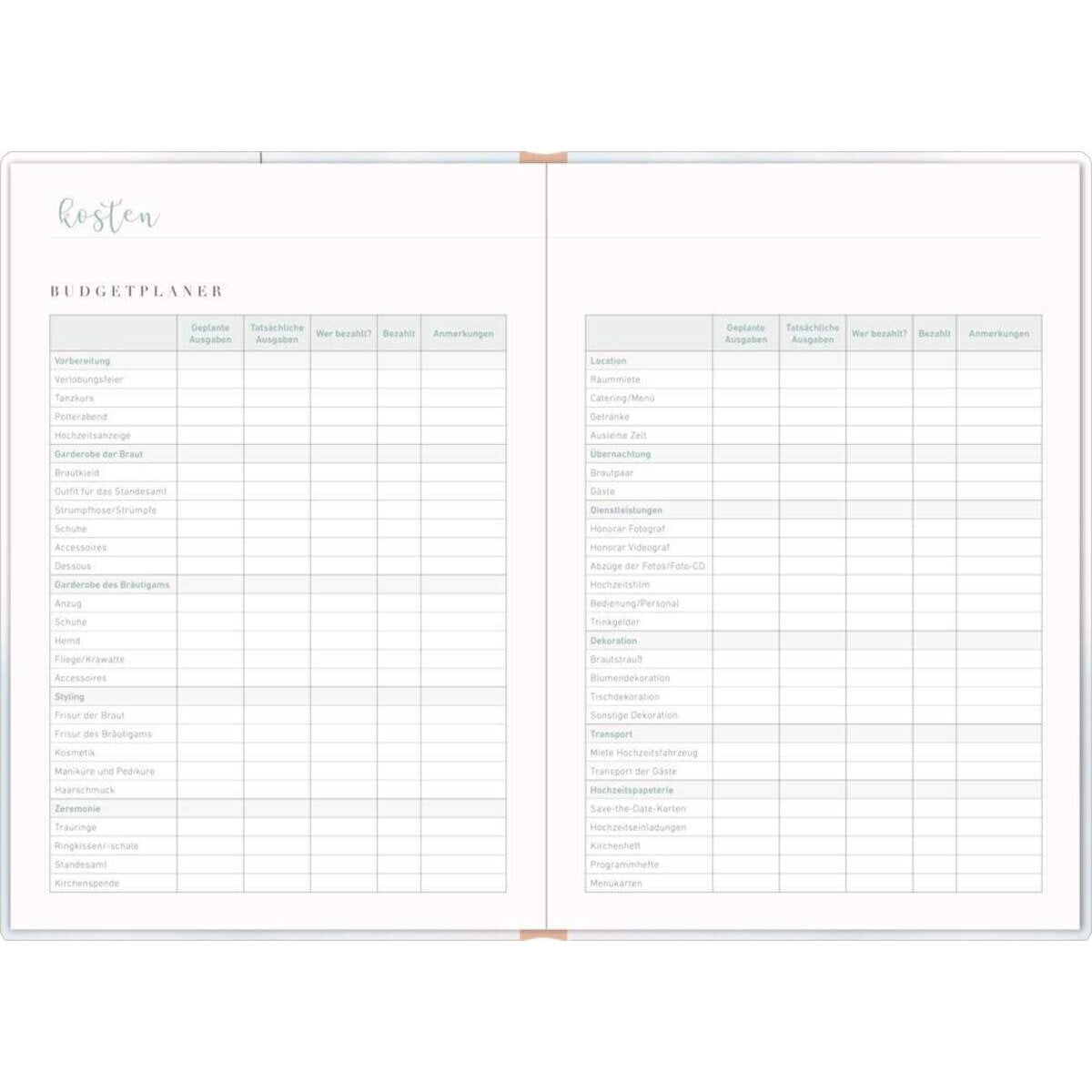 Coppenrath Verlag Eintragbuch m. Sammeltasche: love & happiness (Hochzeitspl.)