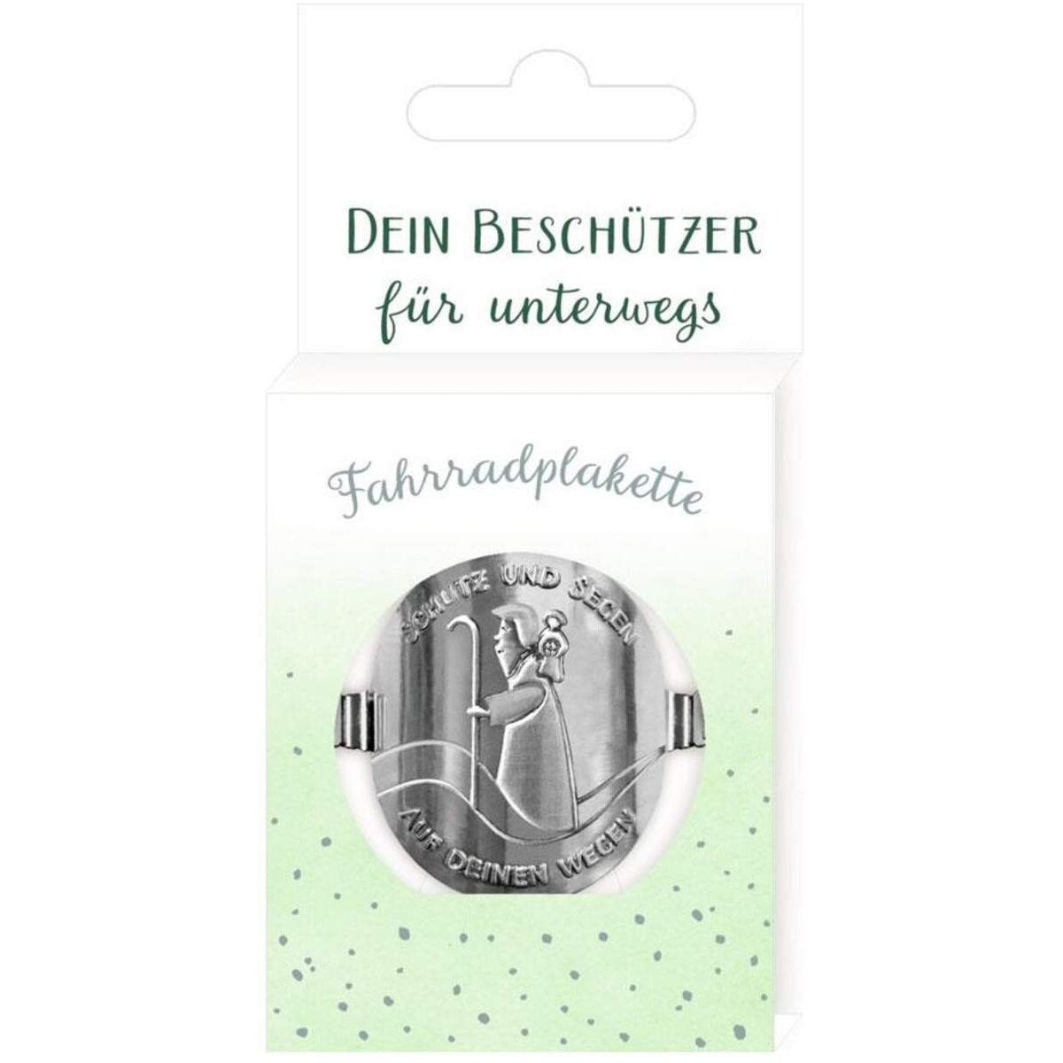 Coppenrath Verlag Fahrradplakette Christophorus - Dein Beschützer f. unterwegs