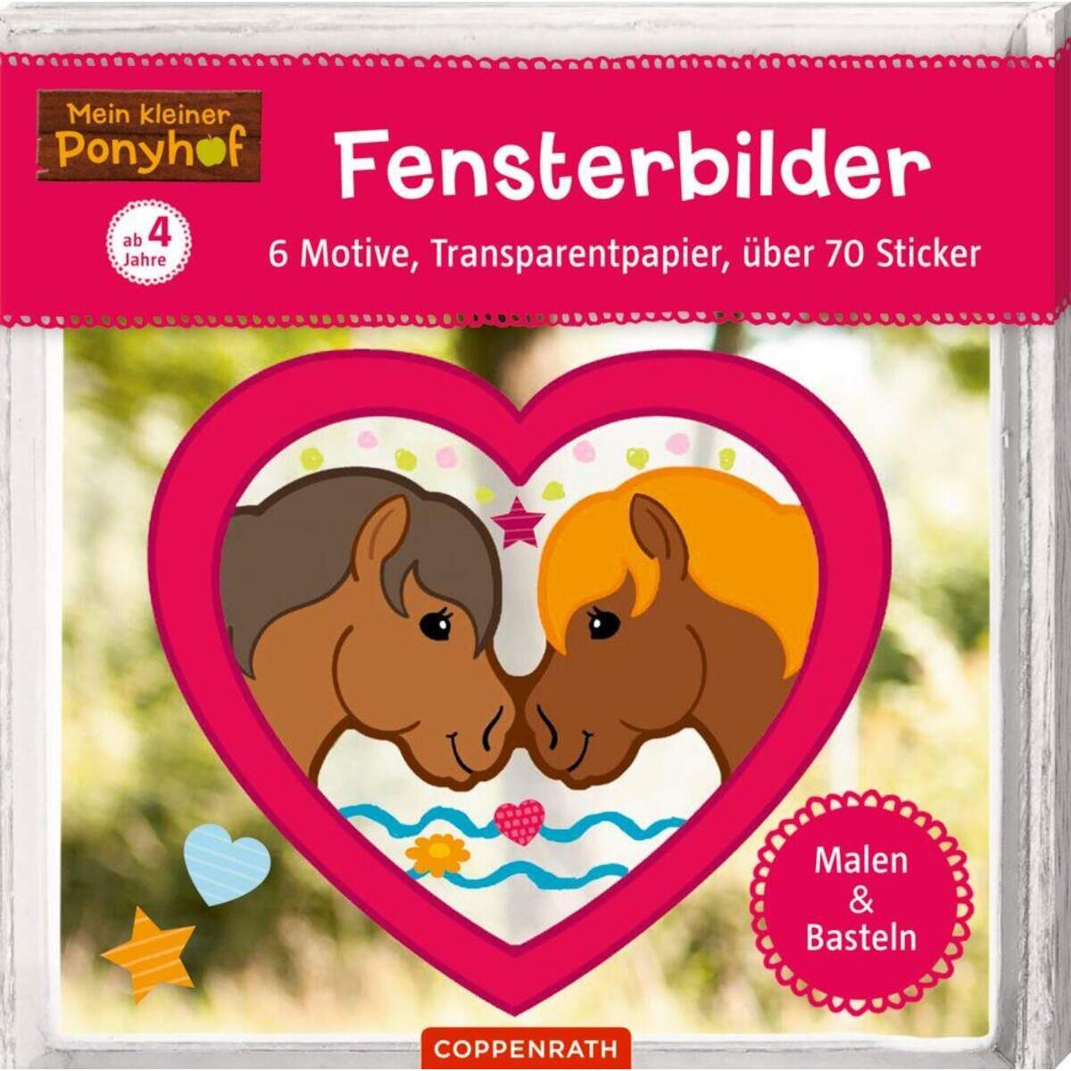 Coppenrath Verlag Fensterbilder - Mein kleiner Ponyhof