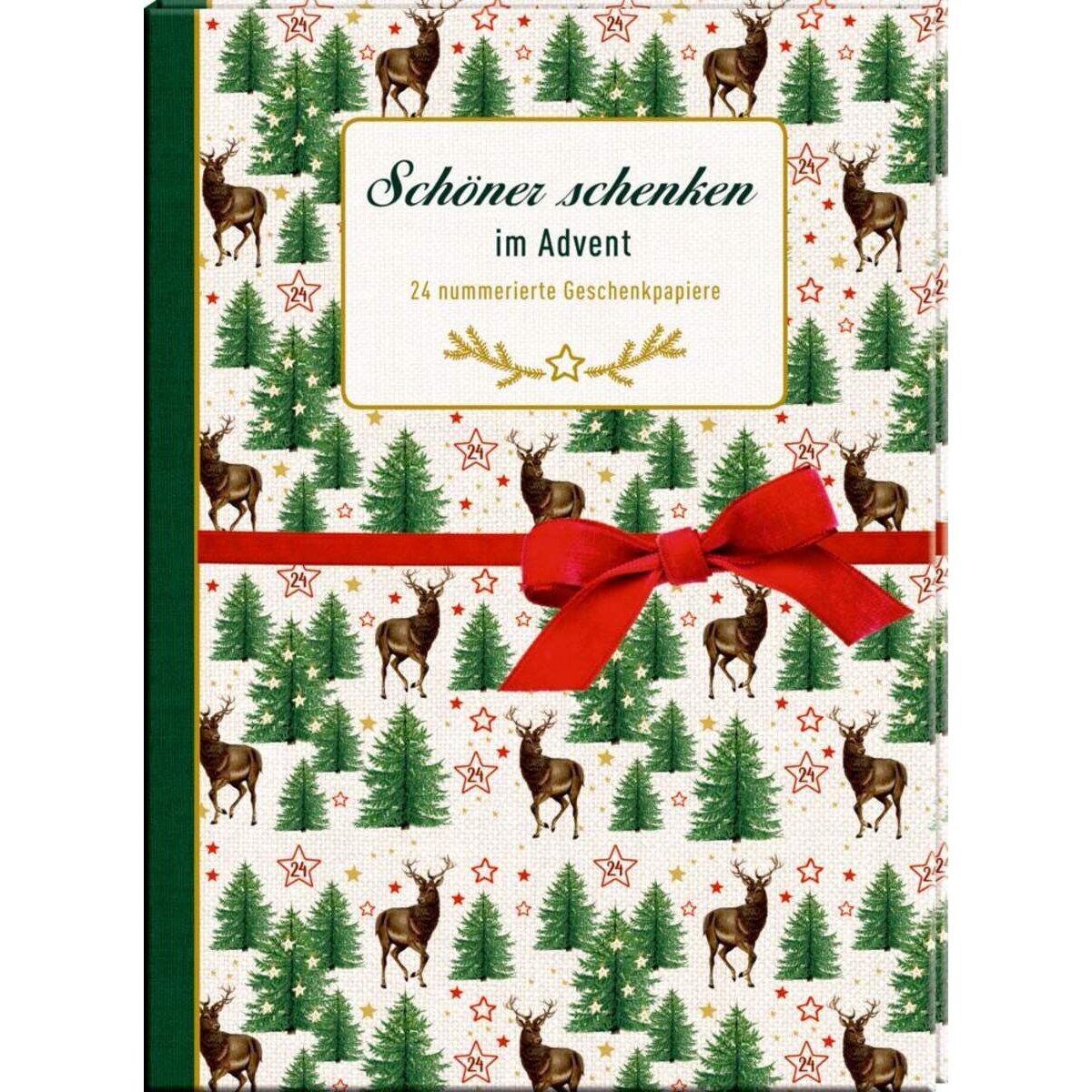 Coppenrath Verlag Geschenkpapier-Buch - Schöner schenken im Advent