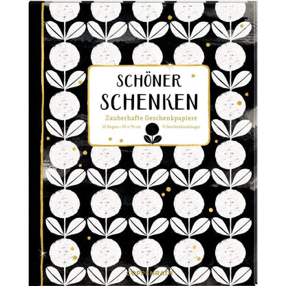 Coppenrath Verlag Geschenkpapier-Buch Schöner schenken - All about black&white