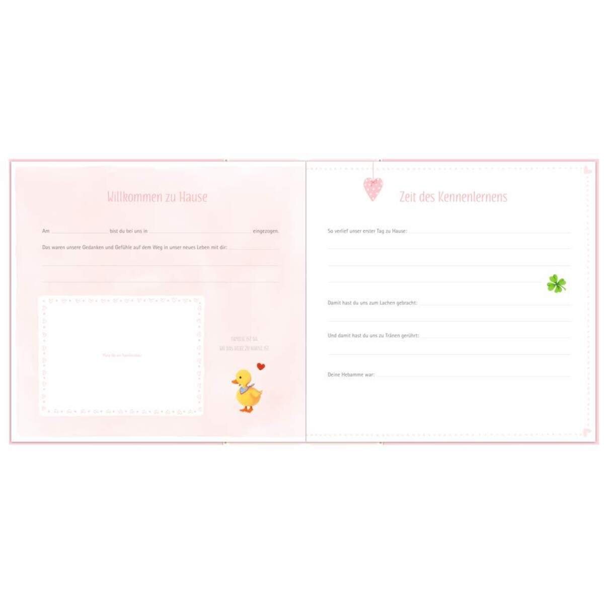 Coppenrath Verlag Geschenkset BabyGlück - Unser Baby, rosa