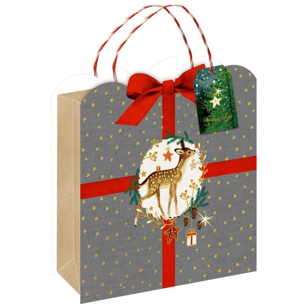 Coppenrath Verlag Geschenktüte "Oh du schöne Weihnachtszeit" (ca. 34 x 32 cm)
