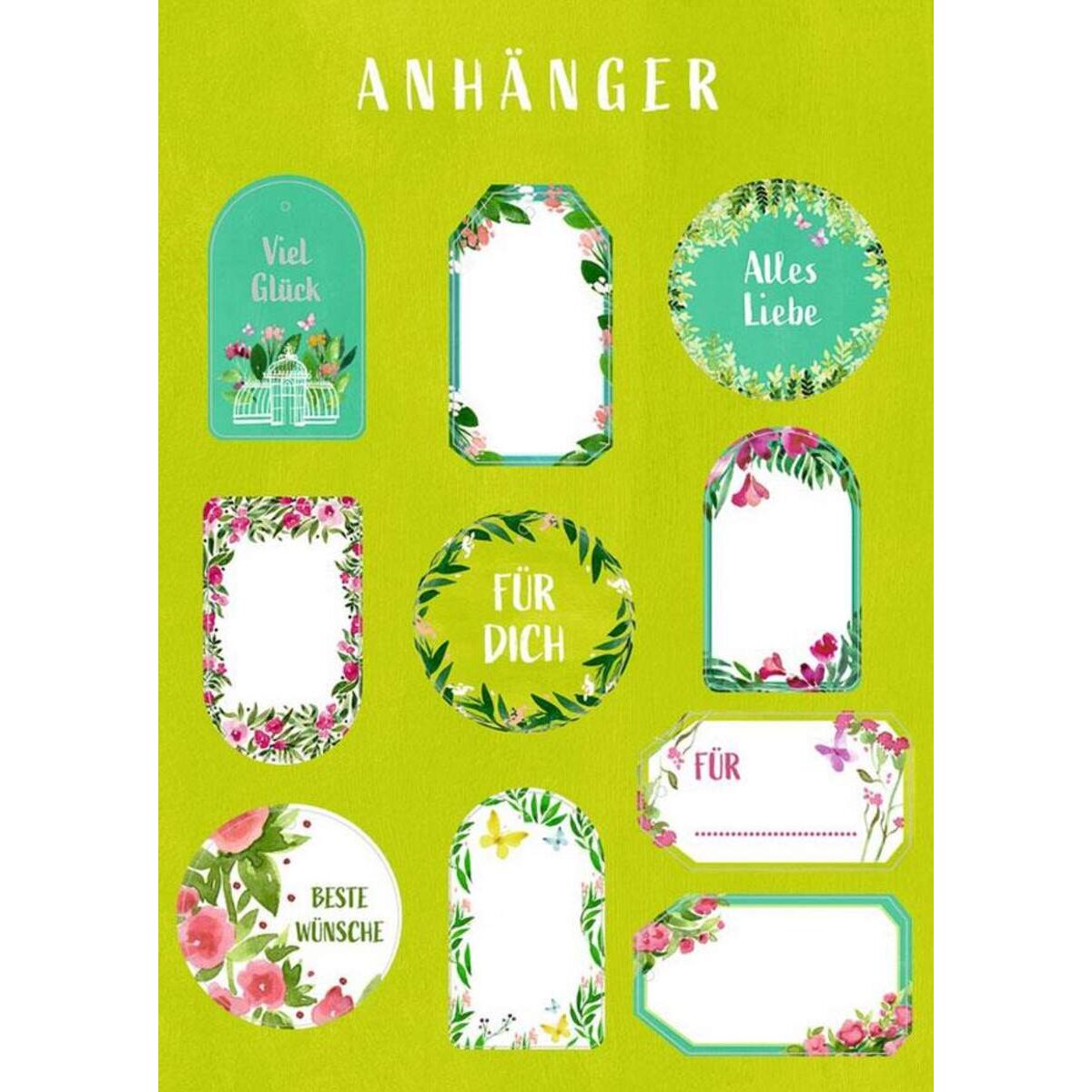 Coppenrath Verlag Geschenktüten-Buch: Schöner schenken (Frühling im Herzen)
