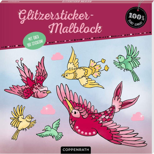 Coppenrath Verlag Glitzersticker-Malblock (100% selbst gemacht)